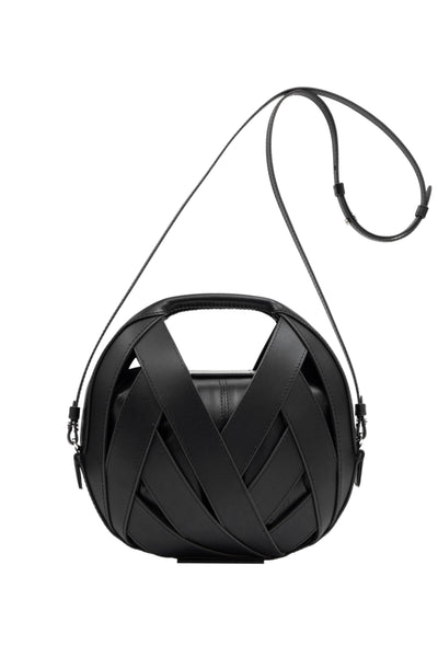 PERRIN PARIS ペランパリ ターコイズ レザー ショルダーバッグ PAN2CALWS-BLACK-NO-TRIM-