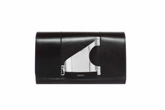 お買い得！★　PERRIN Paris ブラックレザー&エナメル FW24_PAN2BOXPONS_BLACK_PONY_01