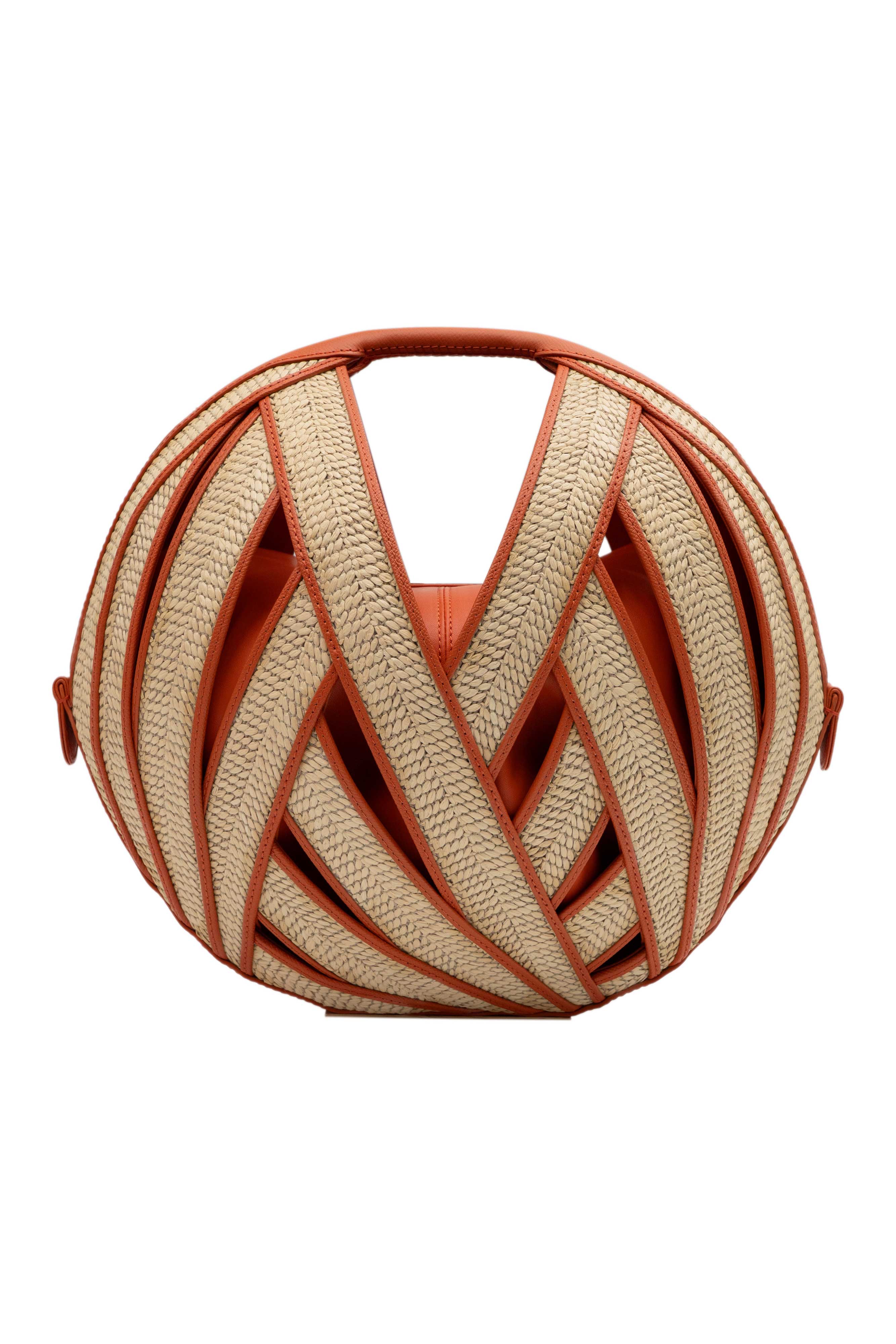 les paniers de notre dame ハンドメイドバスケット LE PANIER RAFFIA BASKET HANDBAG IN FLAME – PERRIN PARIS