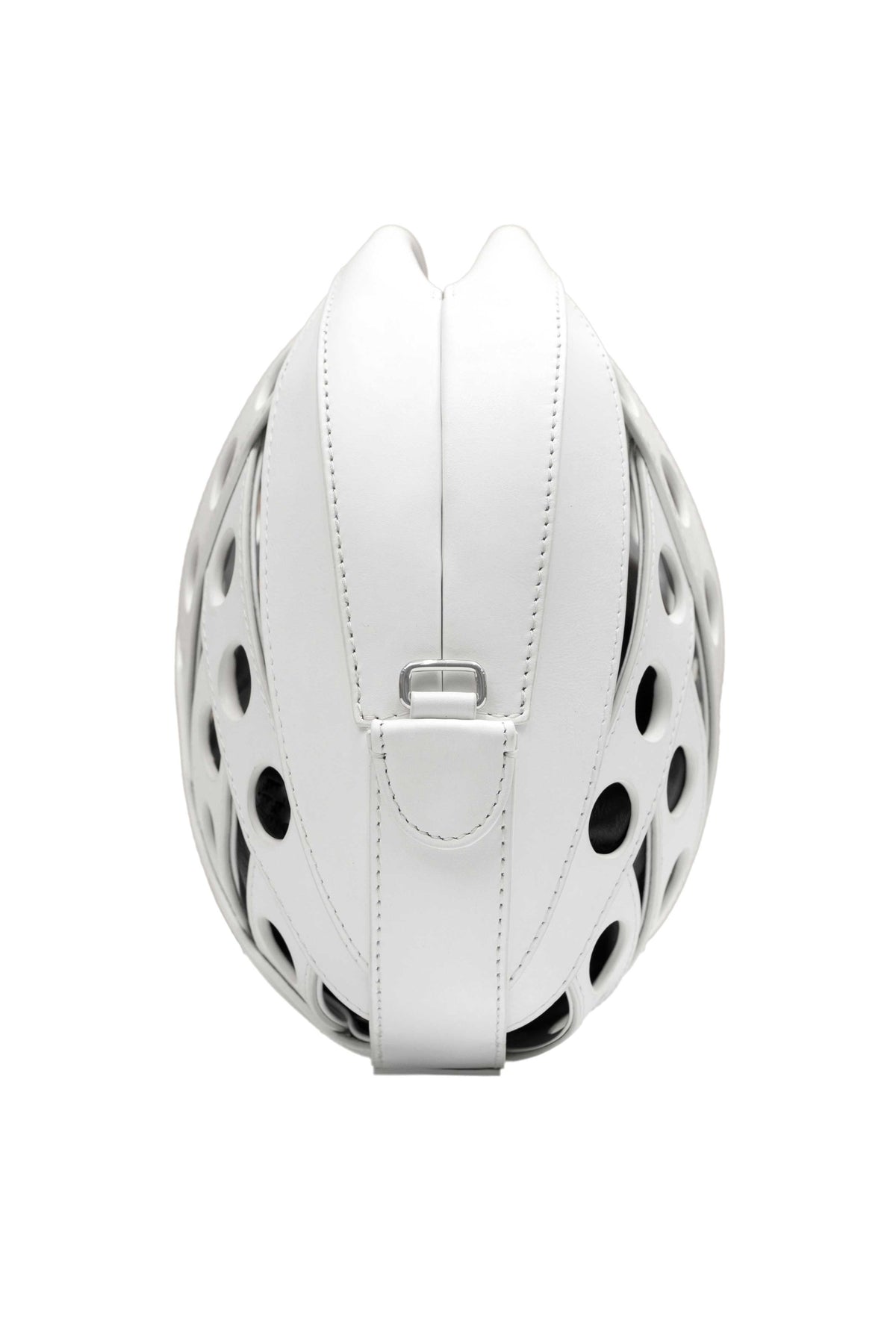 LE PETIT PANIER LEATHER CROSSBODY HANDBAG IN WHITE – PERRIN PARIS